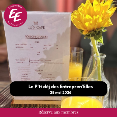 Mai 2026- Petit dej des Entrepren'elles 